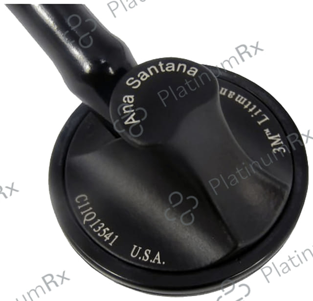3M Littmann 2161 Master Cardiology Stethoscope, Black Tube, 27 Inch