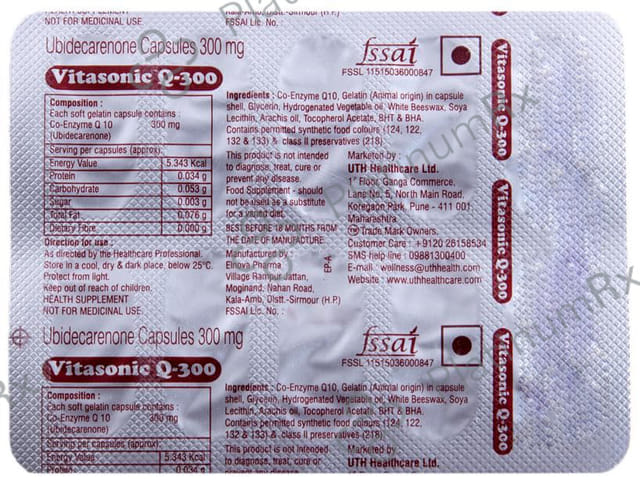 Vitasonic Q-300 Capsule 10 Capsule