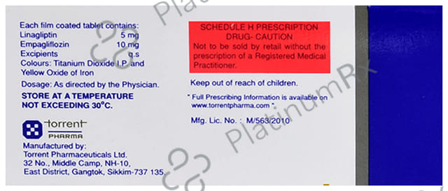 Linaxa E 10/5mg Tablet 10s
