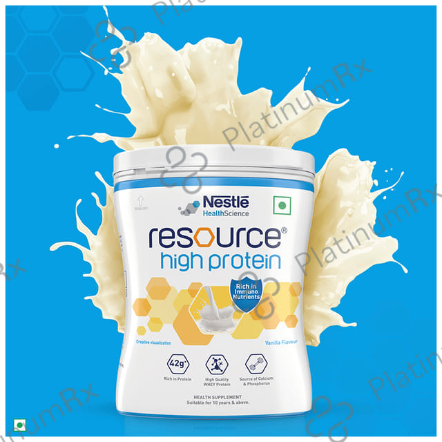 Nestle Resource High Quality Whey Protein - Flavour Powder Vanilla Rich in Immuno Nutrients