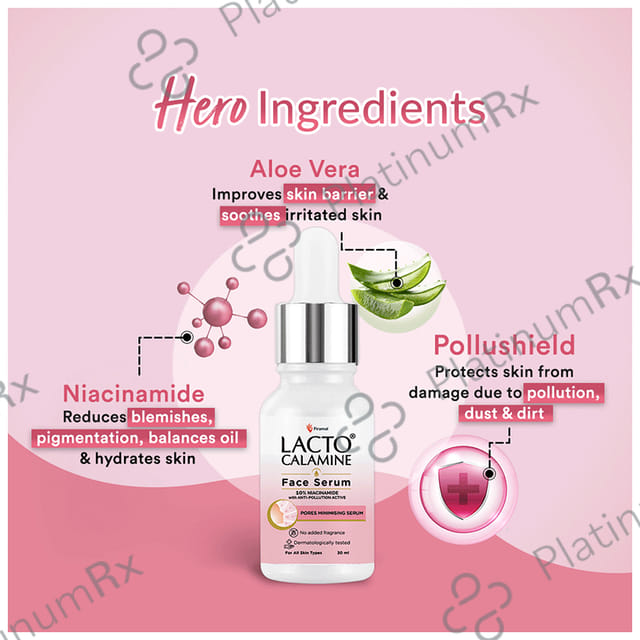 Piramal Lacto Calamine 10% Niacinamide Face Serum