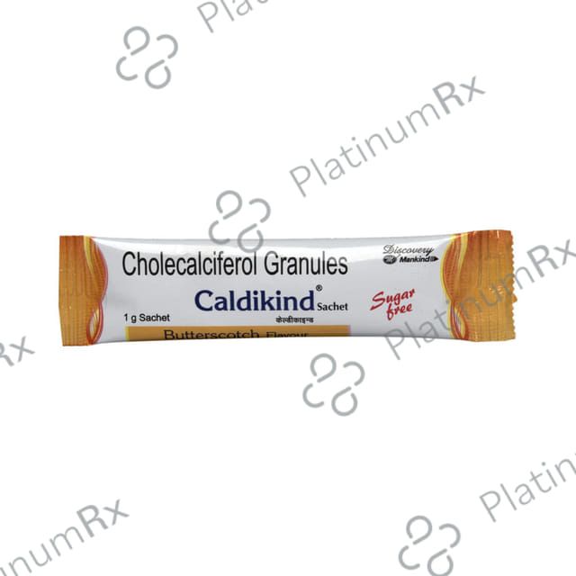 Caldikind 60000IU Sachet Butterscotch 1gm