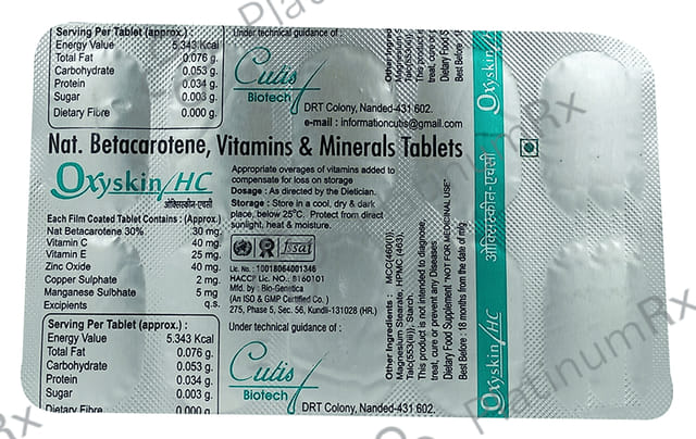 Oxyskin HC Tablet