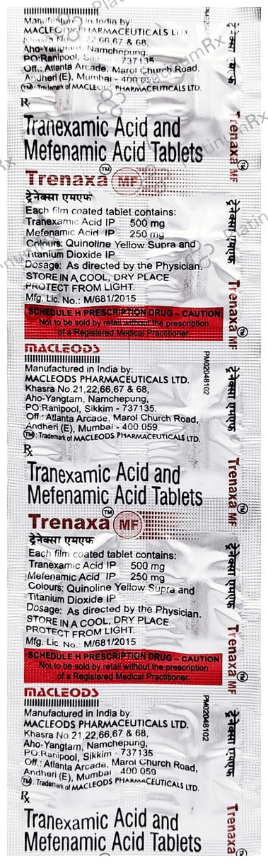 Trenaxa MF 250/500mg Tablet 10s