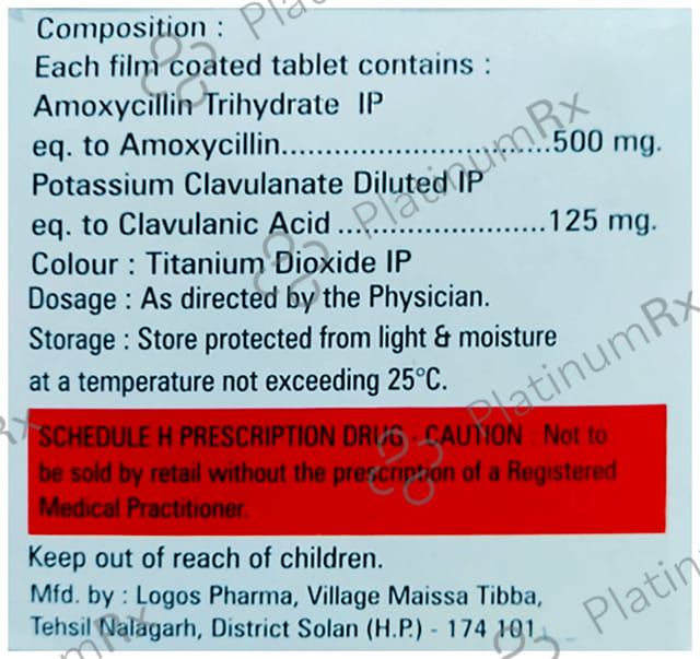 Clavstar 500mg/125mg Tablet