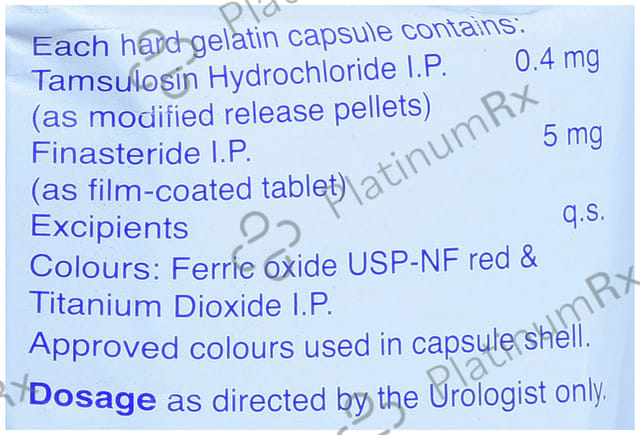 Finast T 50/0.4mg Capsule MR 30s