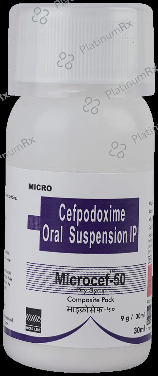 Microcef 50mg Dry Syrup 30ml