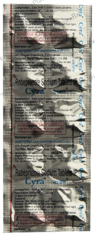 Cyra 20mg Tablet 10s