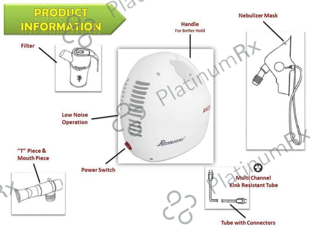 Romsons Angel Nebulizer Compressor System White 1s
