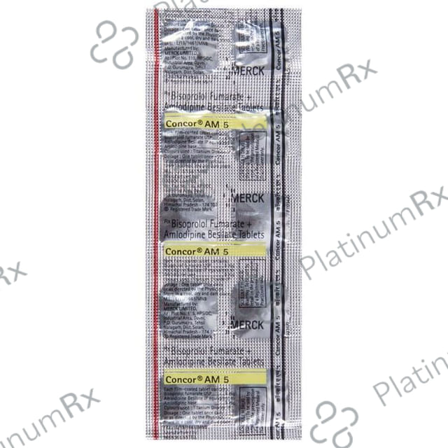 Concor AM 5/5mg Tablet 10s