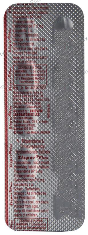 Zisper Plus 3/2mg Tablet 10s