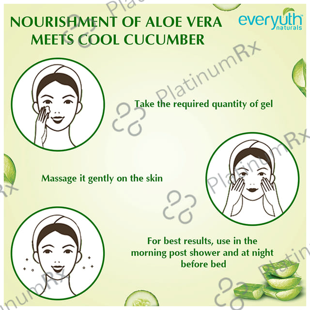Everyuth Naturals Nourishing Aloevera & Cucumber Gel 150 gm