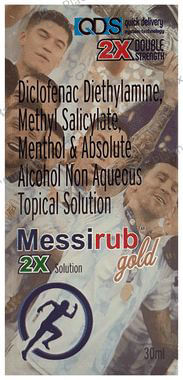 Messirub Gold 2X Solution