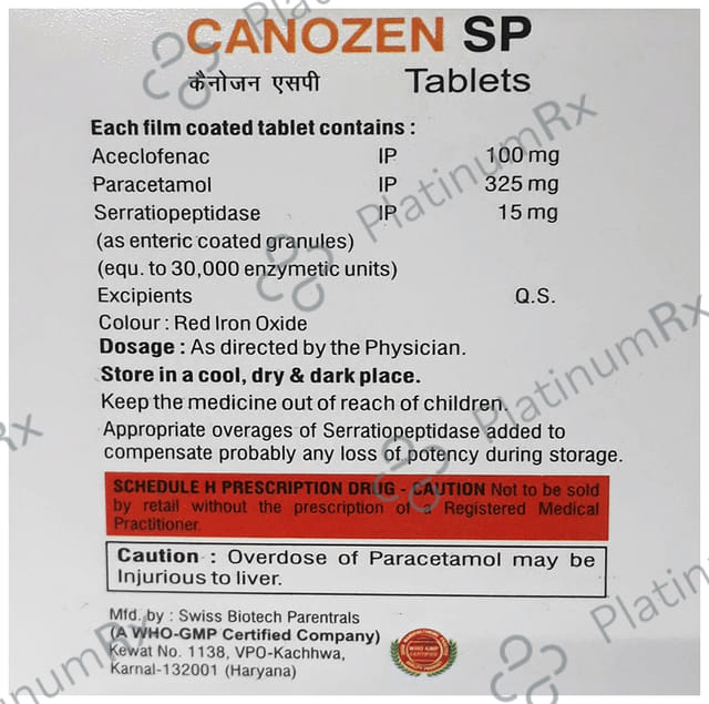 Canozen SP Tablet 10s