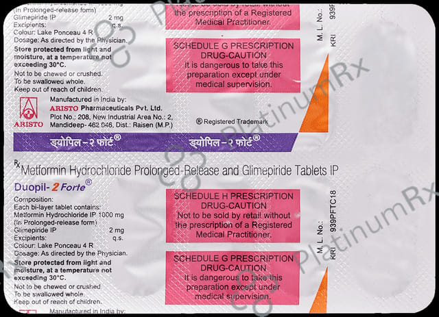 Duopil 2 Forte Tablet PR