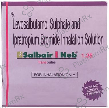 Salbair I Neb 1.25 Transpules 2.5ml