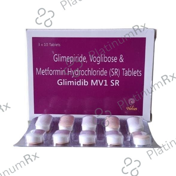 Glimidib MV 1/500/0.2mg SR Tablet 10s