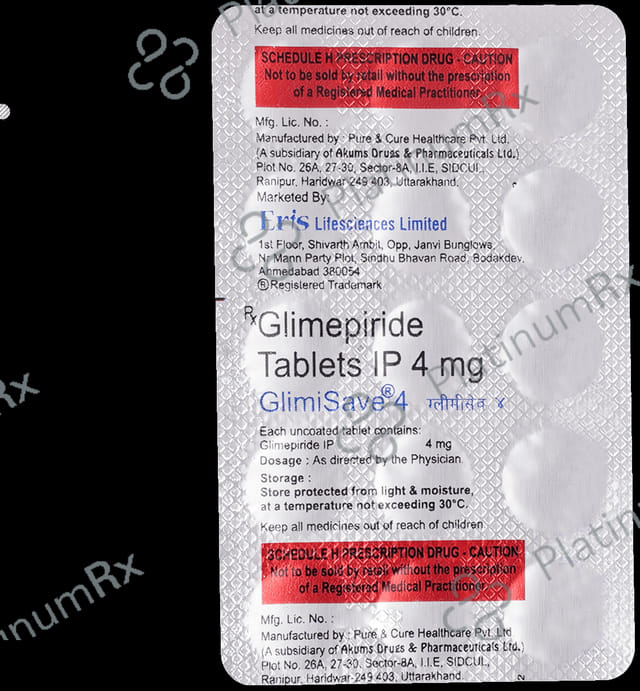 Glimisave 4mg Tablet 15s