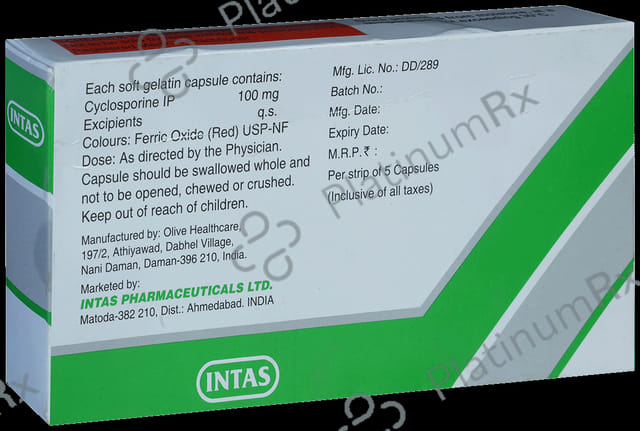 Sprintas 100mg Capsule 5s