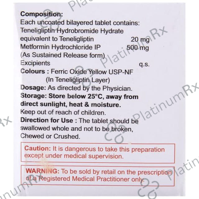 Efiglin M 500/20mg Tablet ER 10s