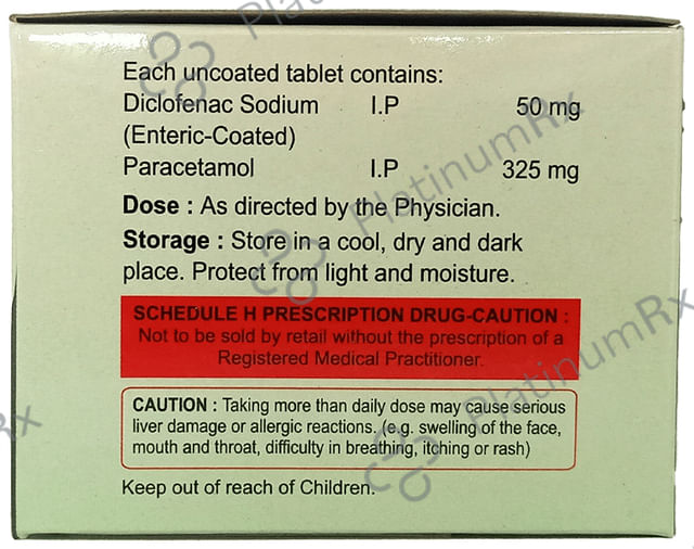 Opinac Plus 325/50mg Tablet 10s