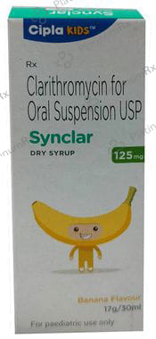 Synclar Paediatric Dry Syrup Banana