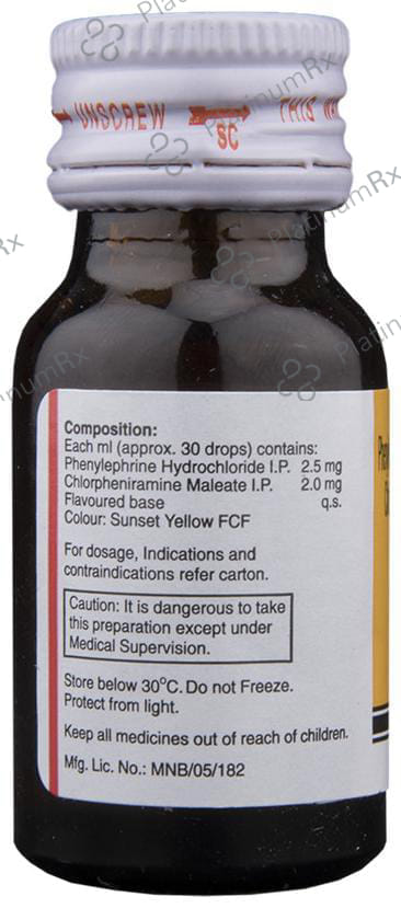 Alex Plus Paediatric 2/2.5mg Oral Drop 15ml