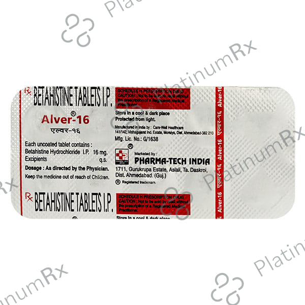 Alver 16mg Tablet 10s