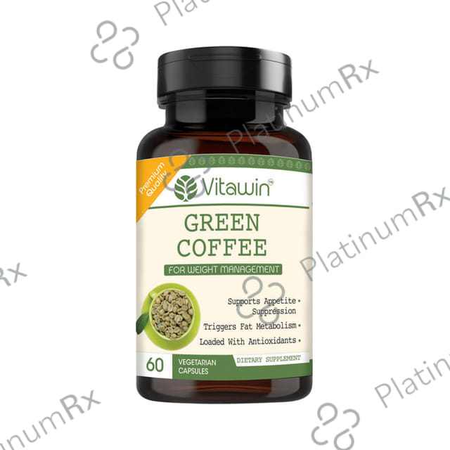 Vitawin Green Coffee 500mg Vegetarian Capsule