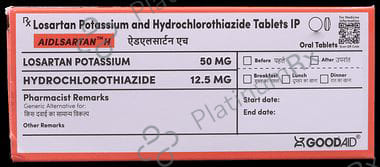 Aidlsartan H 12.5/50mg Tablet 10s