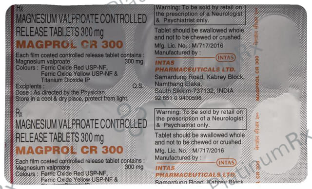 Magprol CR 300mg Tablet 10s