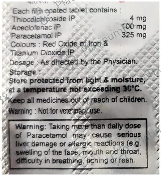 Voceclo MR 4/100/325mg Tablet 10s