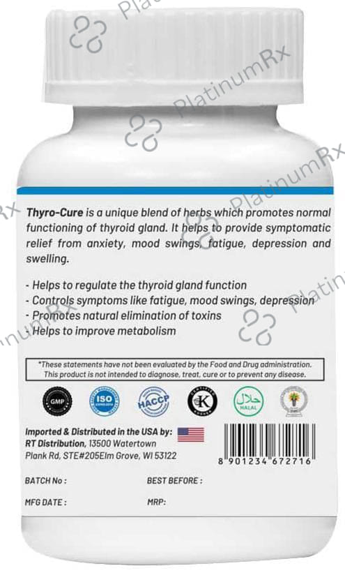 Life Aveda Premium Thyro-Cure Veg Capsule