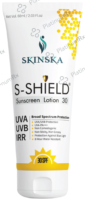 Skinska S Shield Sunscreen SPF 30 Lotion 60ml