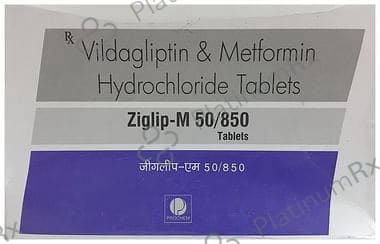 Ziglip M 50/850mg Tablet 15s