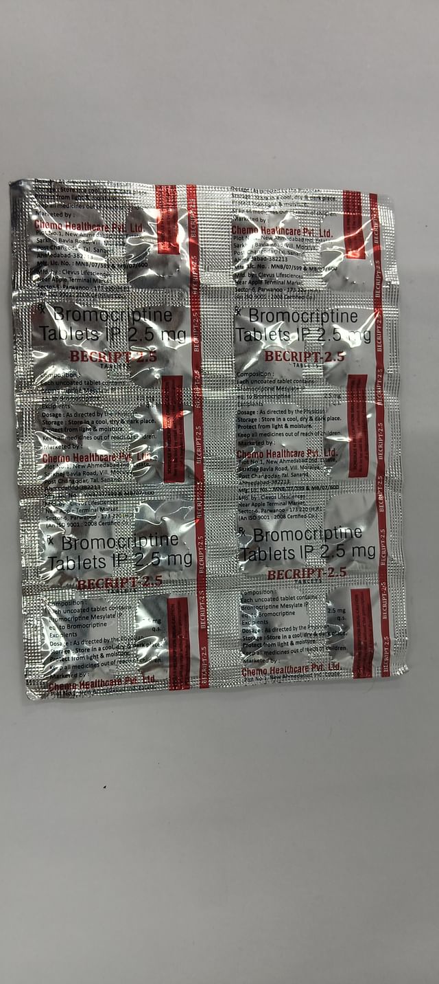 Becript 2.5mg Tablet 10s