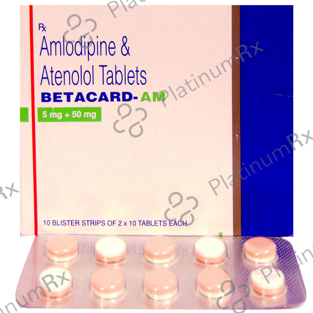 Betacard AM 5/25mg Tablet 10s