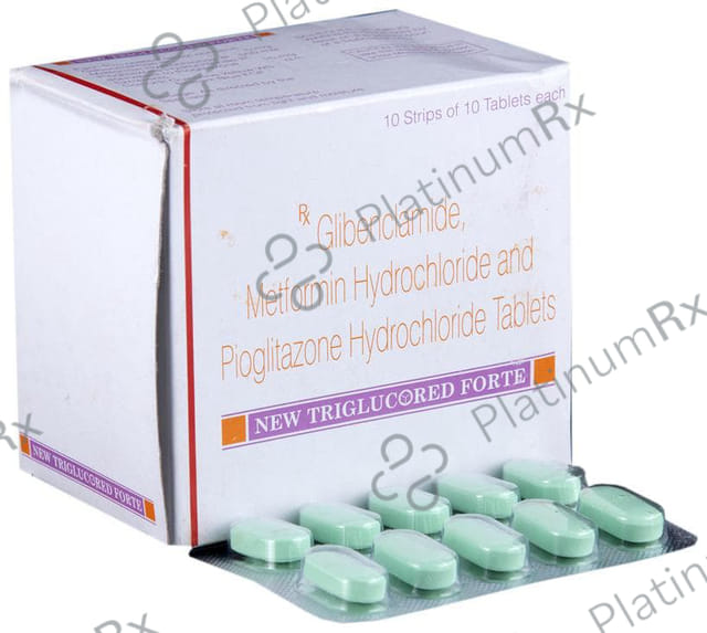 New Triglucored Forte Tablet 10s