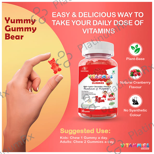 Optho Life Science Vitammies Gummies Cranberry
