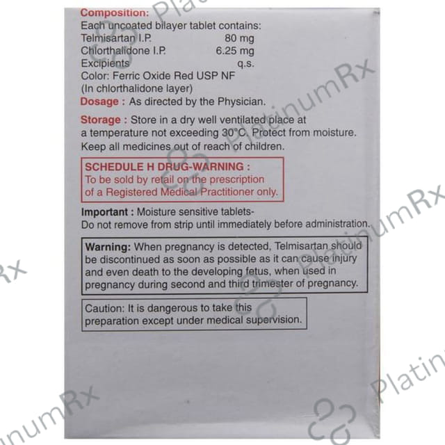 Telma CT 80/6.25mg Tablet 15s