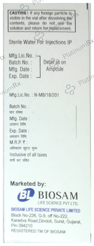 Cortsam 100mg Injection