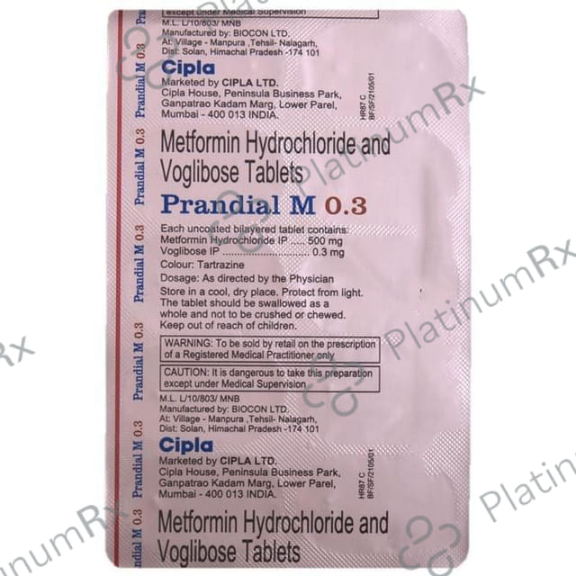 Prandial M 0.3 Tablet