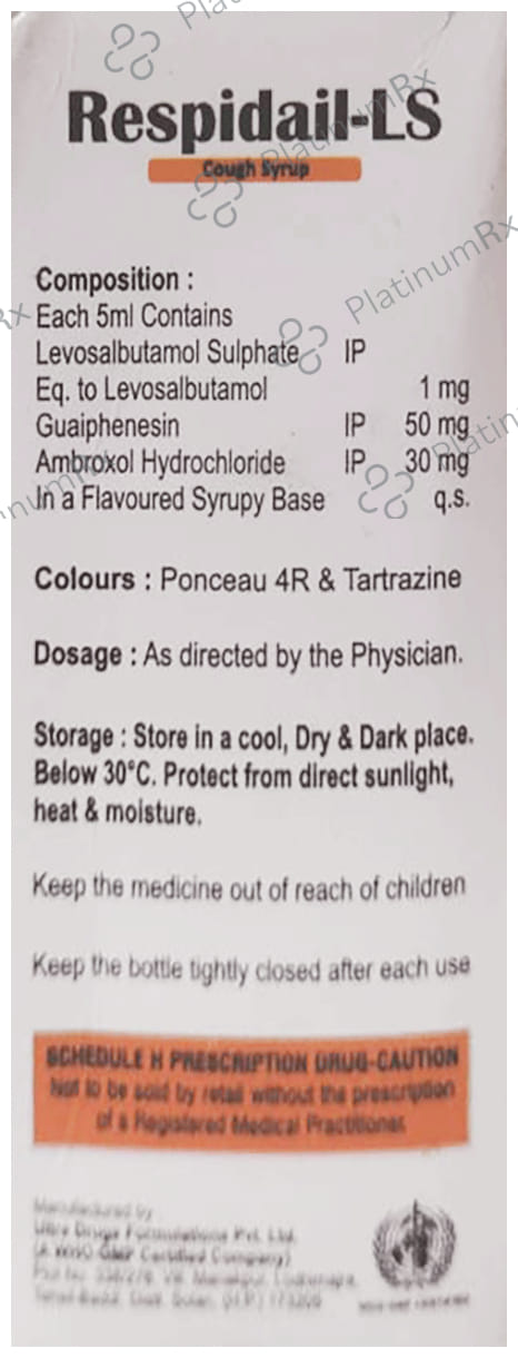 Respidail LS Syrup 100ml