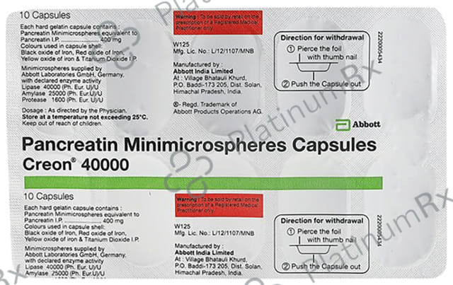 Creon 40000 Capsule 10s