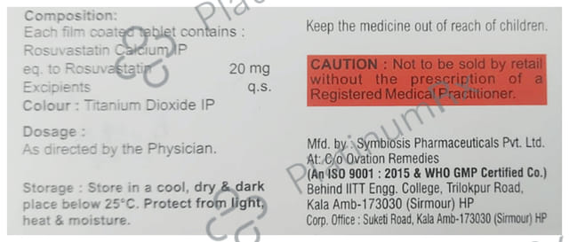 Ros Rax Gold 20mg Tablet 10s