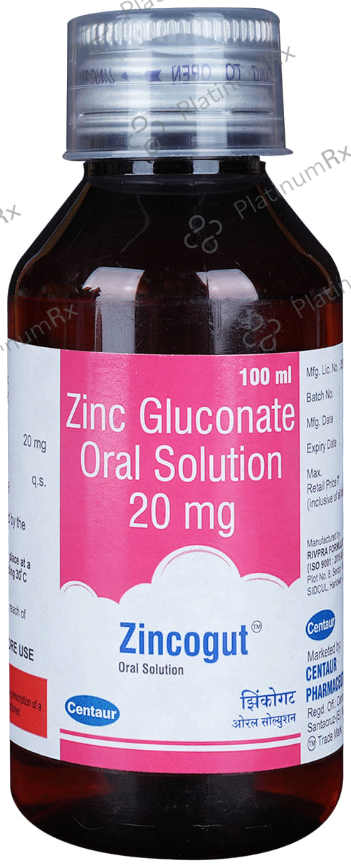 Zincogut 20mg Syrup 100ml
