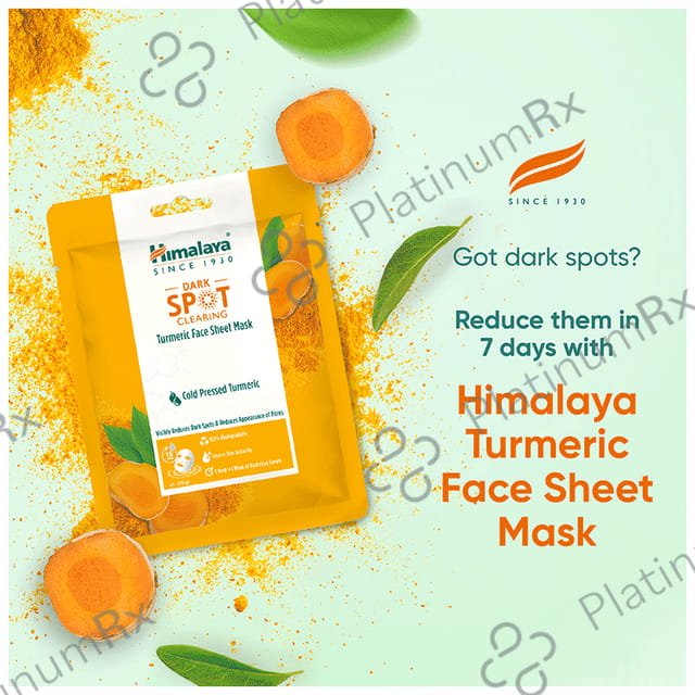 Himalaya Dark Spot Clearing Face Sheet Mask Turmeric