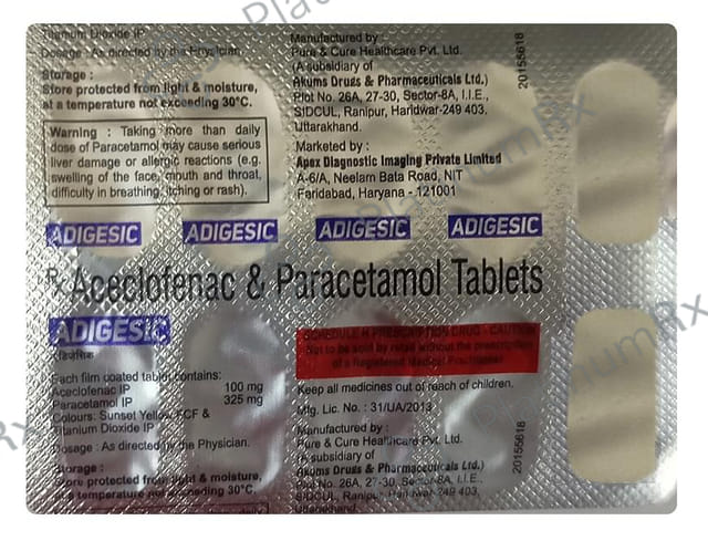 Adigesic Tablet