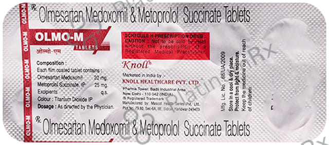 Olmo M 20/25mg Tablet 10s