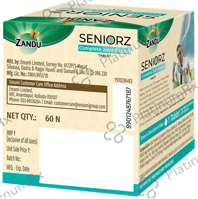 Zandu Seniorz Complete Joint Expert Tablet 60s